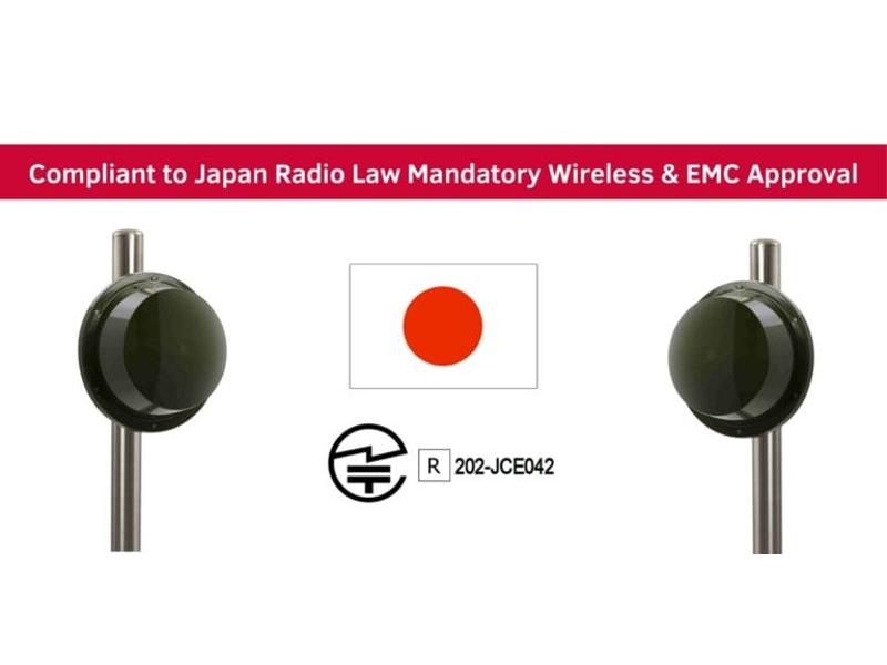 CIAS: ERMO482X3PRO, arrivata la conformità alla legge giapponese sulle radio