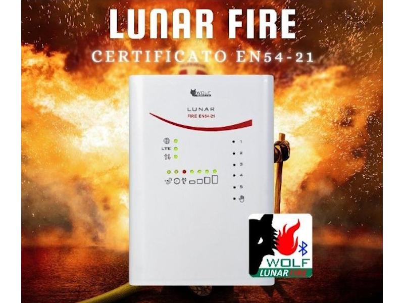 Wolf Safety: Lunar Fire, il Combinatore telefonico Certificato EN-54-21 per la sicurezza antincendio 