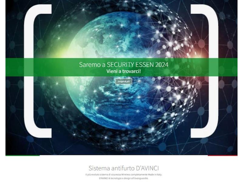 D’AVINCI, a Security Essen 2024 con i suoi innovativi sistemi di sicurezza wireless