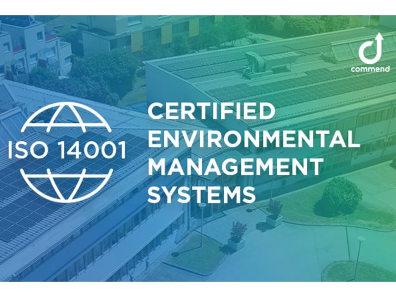 Commend ottiene la certificazione ISO 14001