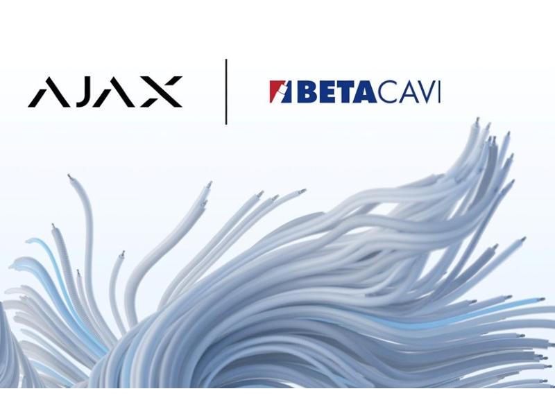 Ajax Systems, partnership con Beta Cavi per soluzioni di sicurezza cablate avanzate