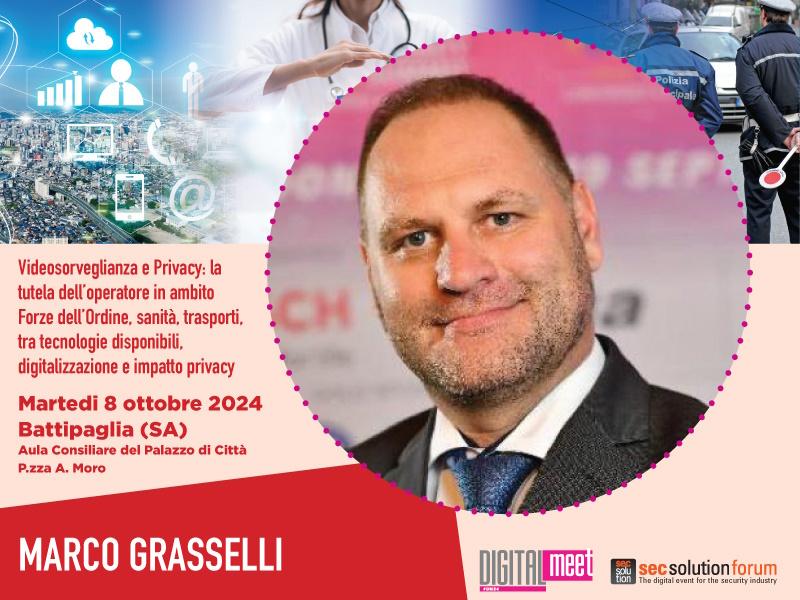 Marco Grasselli (Motorola Solutions) al convegno di Battipaglia sulla tutela degli operatori 