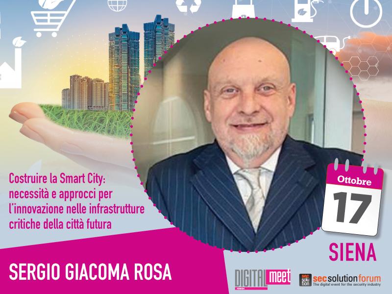 Sergio Giacoma Rosa, di Eurocontrol by Tecnoalarm, al convegno “Costruire la Smart City”