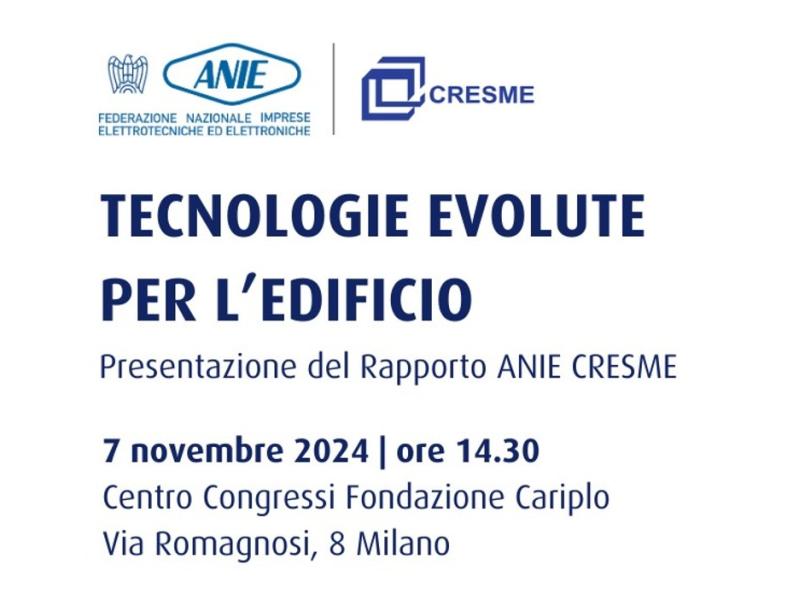 Convegno ANIE Building: 