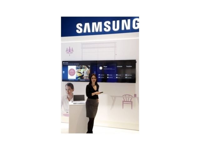 Samsung propone a ISE 2014 grandi novità in ambito visual display professionale 