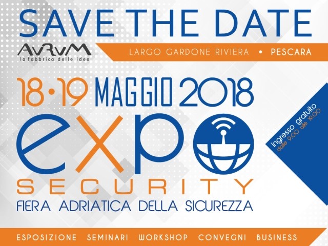 Expo Security 2018 a Pescara: attivati collegamenti diretti con la fiera 